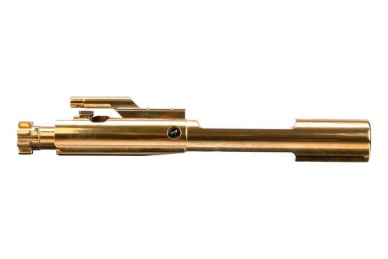 Andro Corp BCG with polished gold finish.